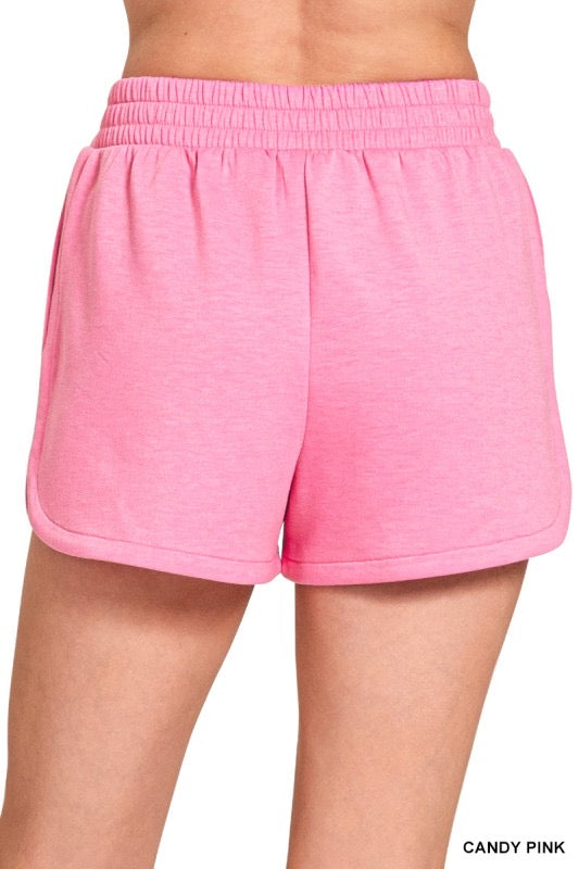 Pink Scuba Dolphin Hem Shorts