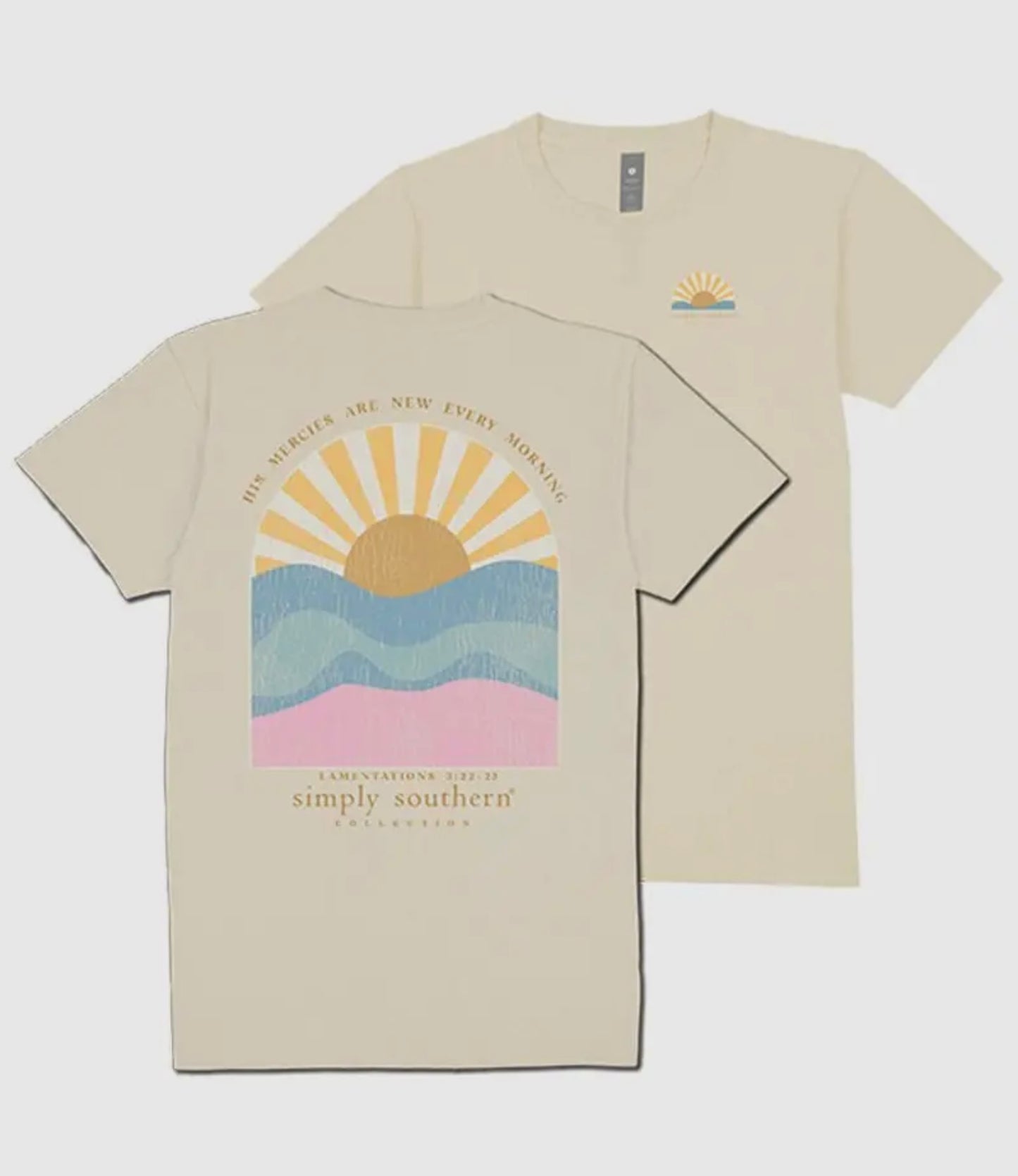 Simply Southern Short Sleeve Tshirt - His Mercies Are New