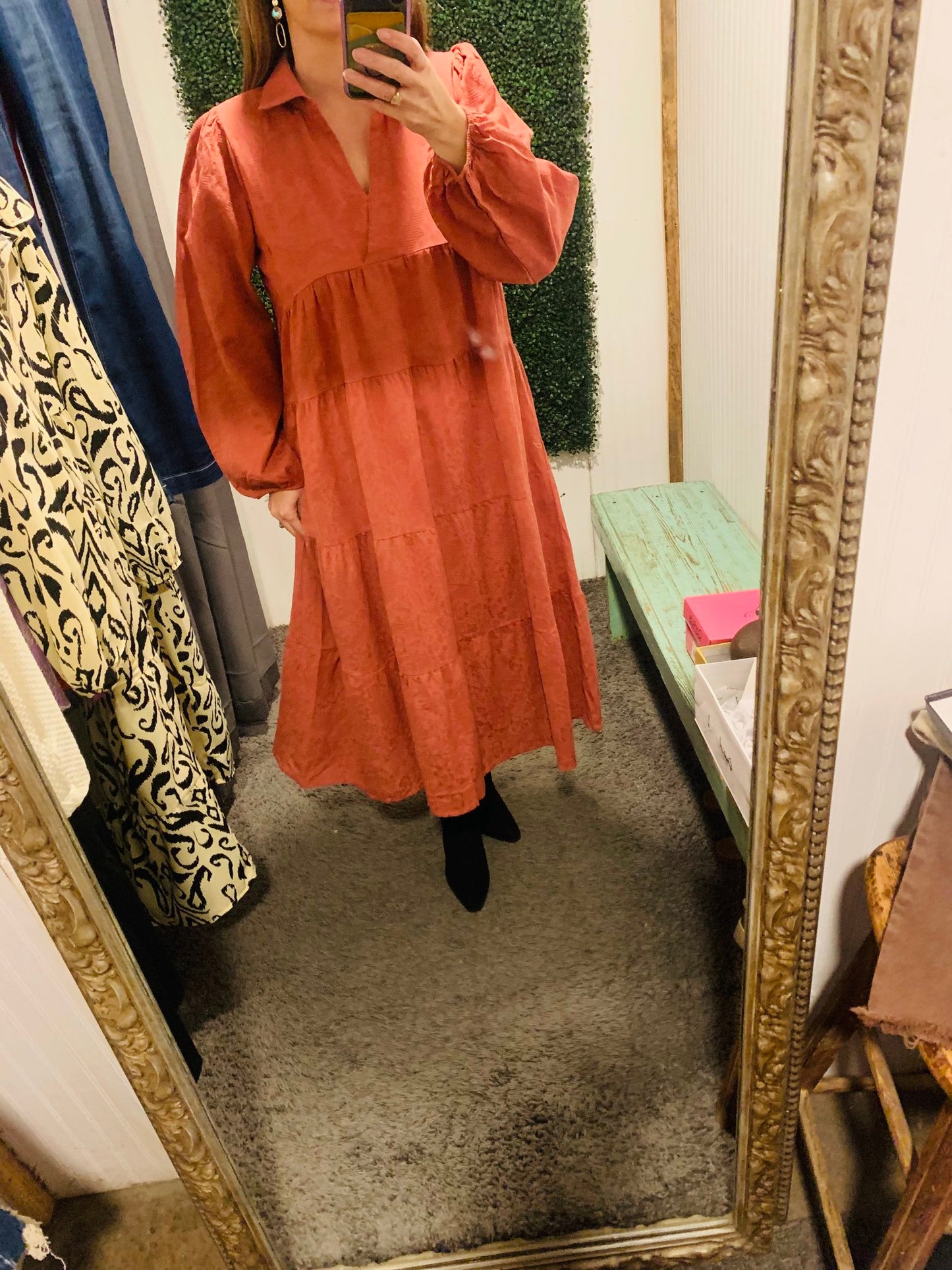 Clay Tiered Maxi Dress