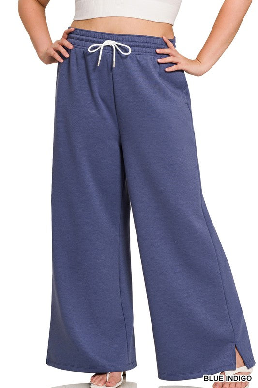 Scuba Drawstring Pants - Plus