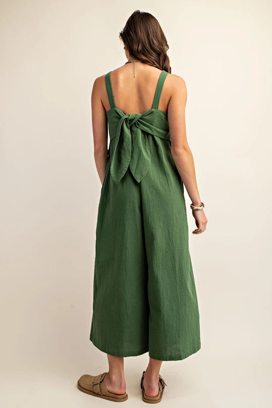 Green Wide Leg Jumpsuit