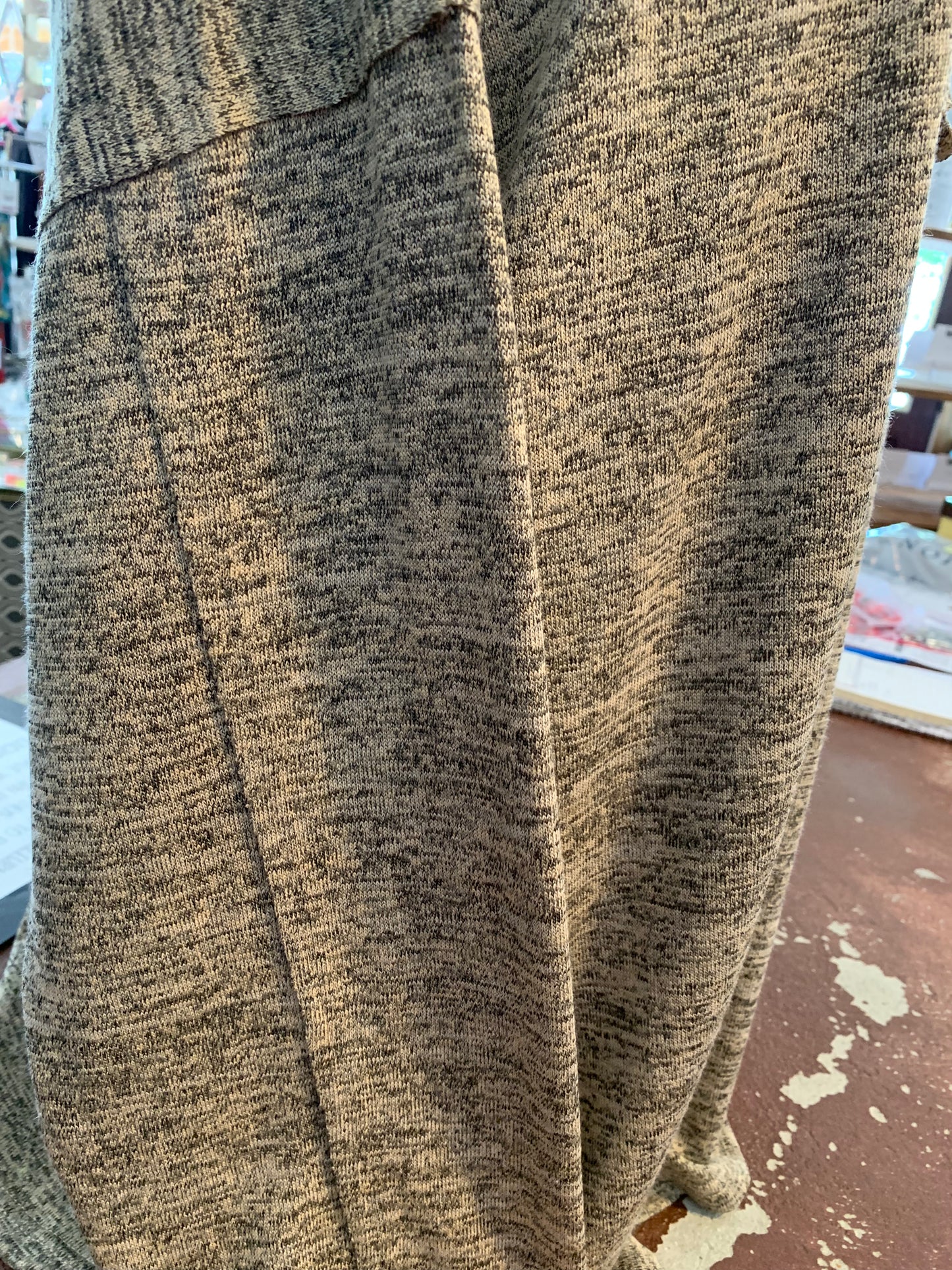 Taupe Two Tone Top - Plus