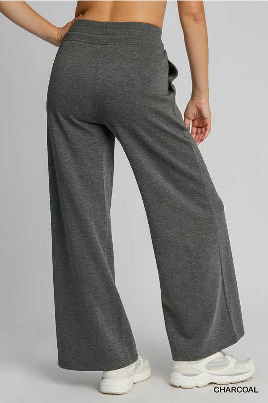 Charcoal Luxe Knit Sweatpants