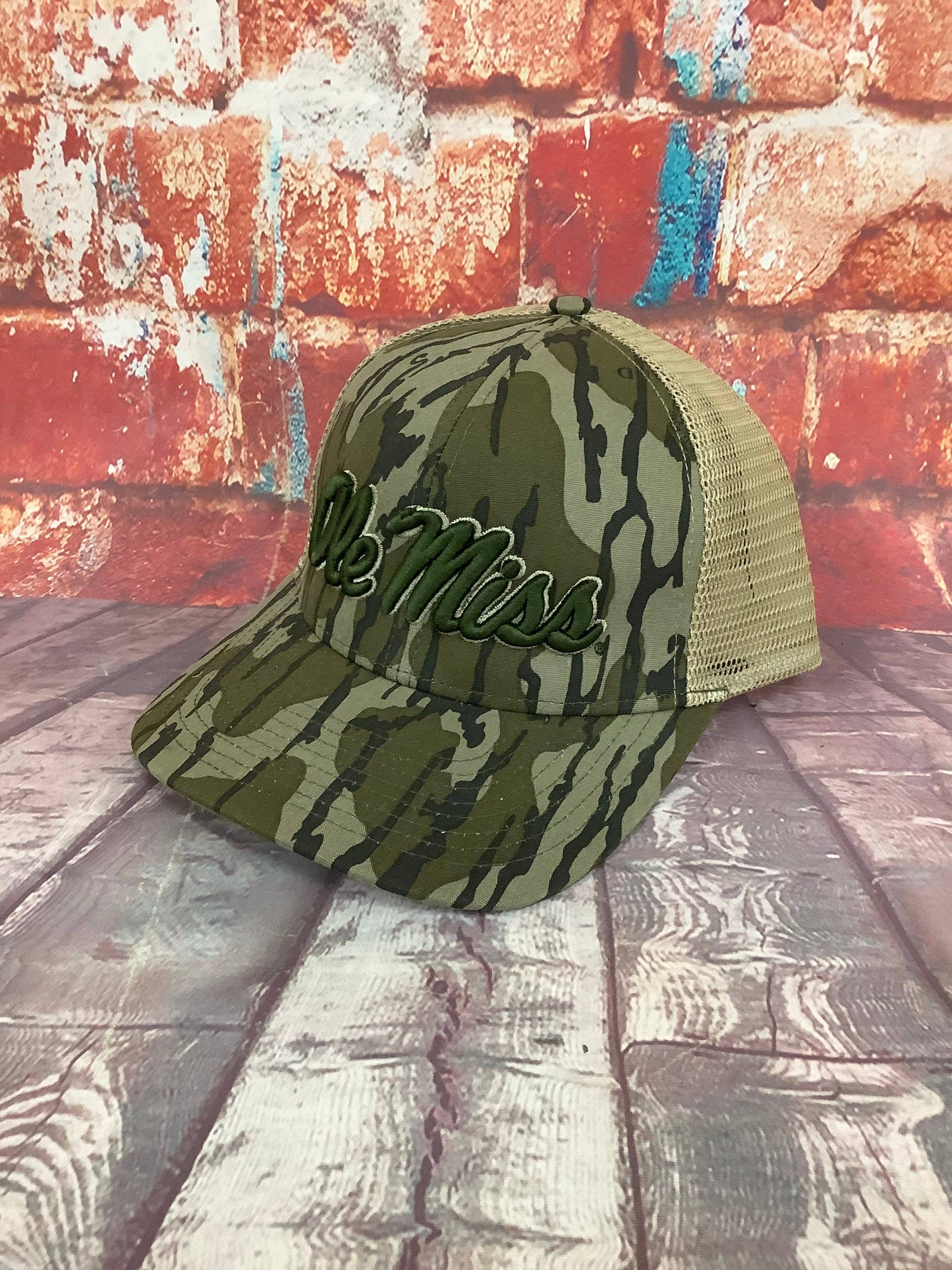 Script Ole Miss Puff Bottomland: Bottomland Camo
