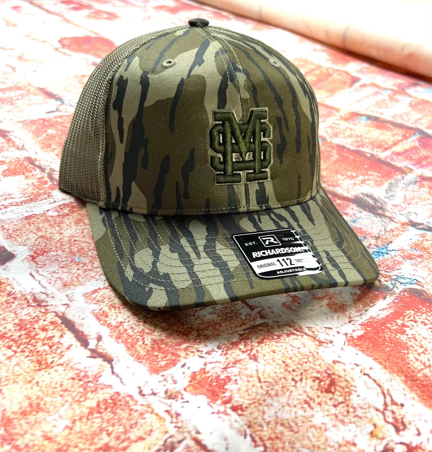 MSU Baseball Logo Puff Bottomland: Bottomland Camo