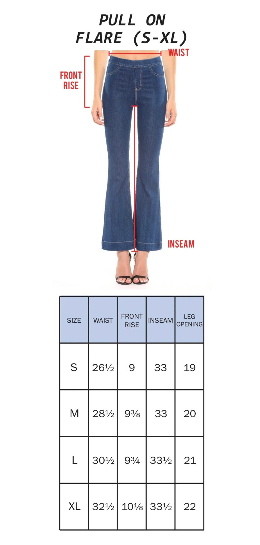 White Mid-Rise Flare Pull on Jeans