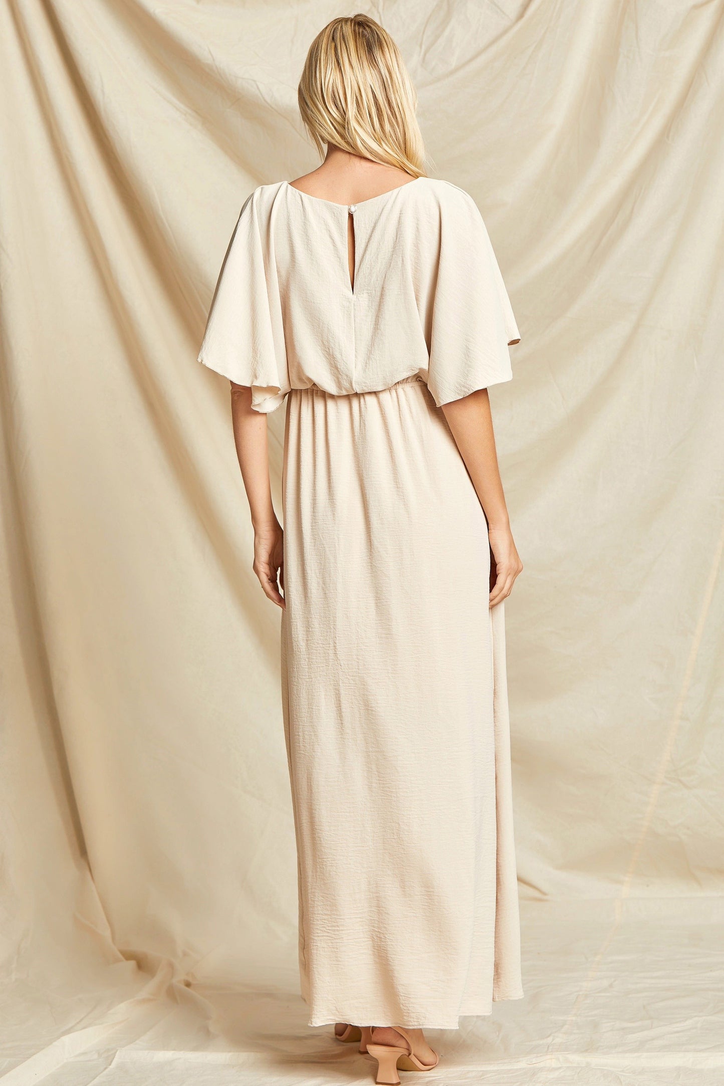 Ivory Dolman Maxi Dress