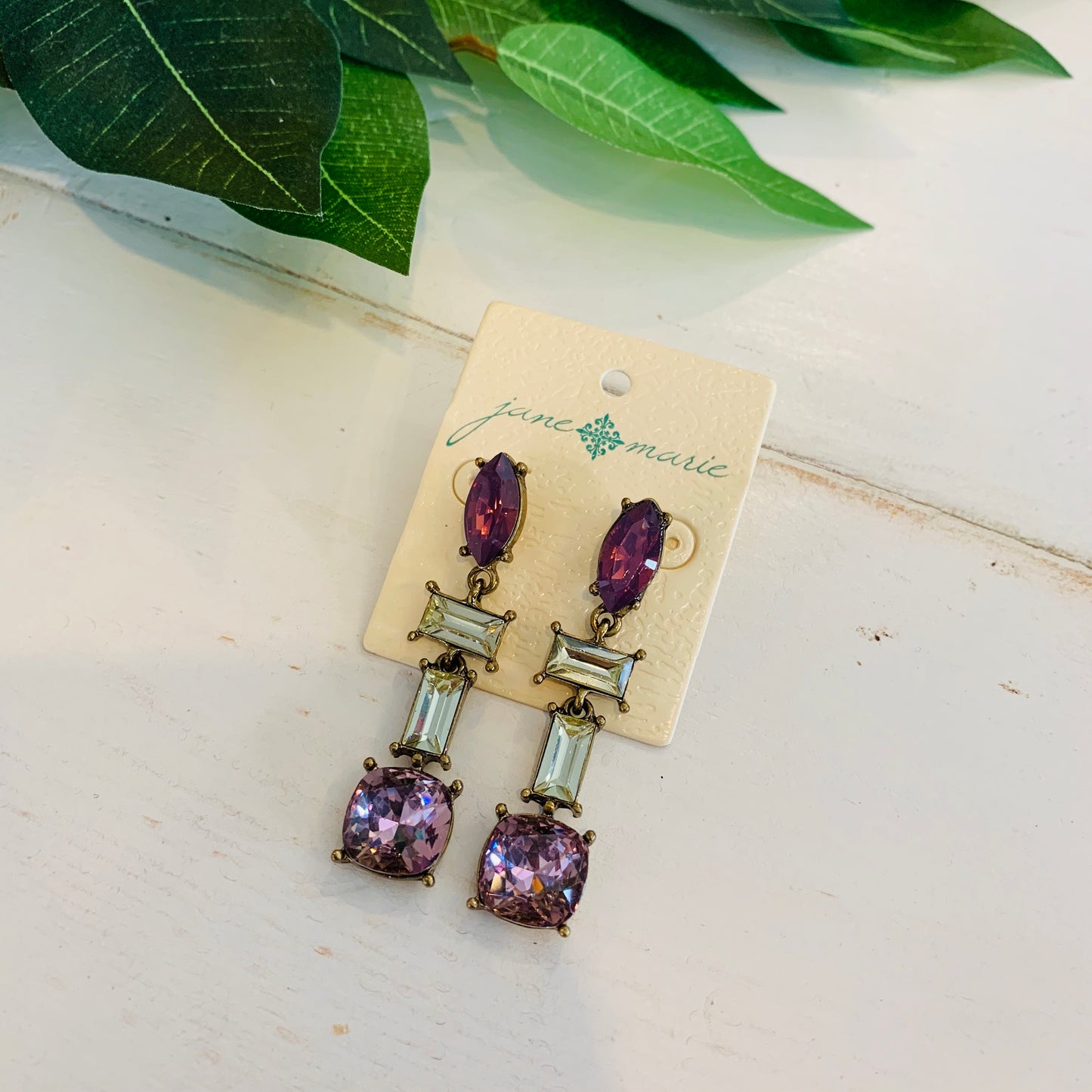 Glam Dangle Stud Earrings