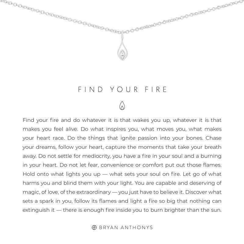 Find Your Fire Necklace by Bryan Anthonys