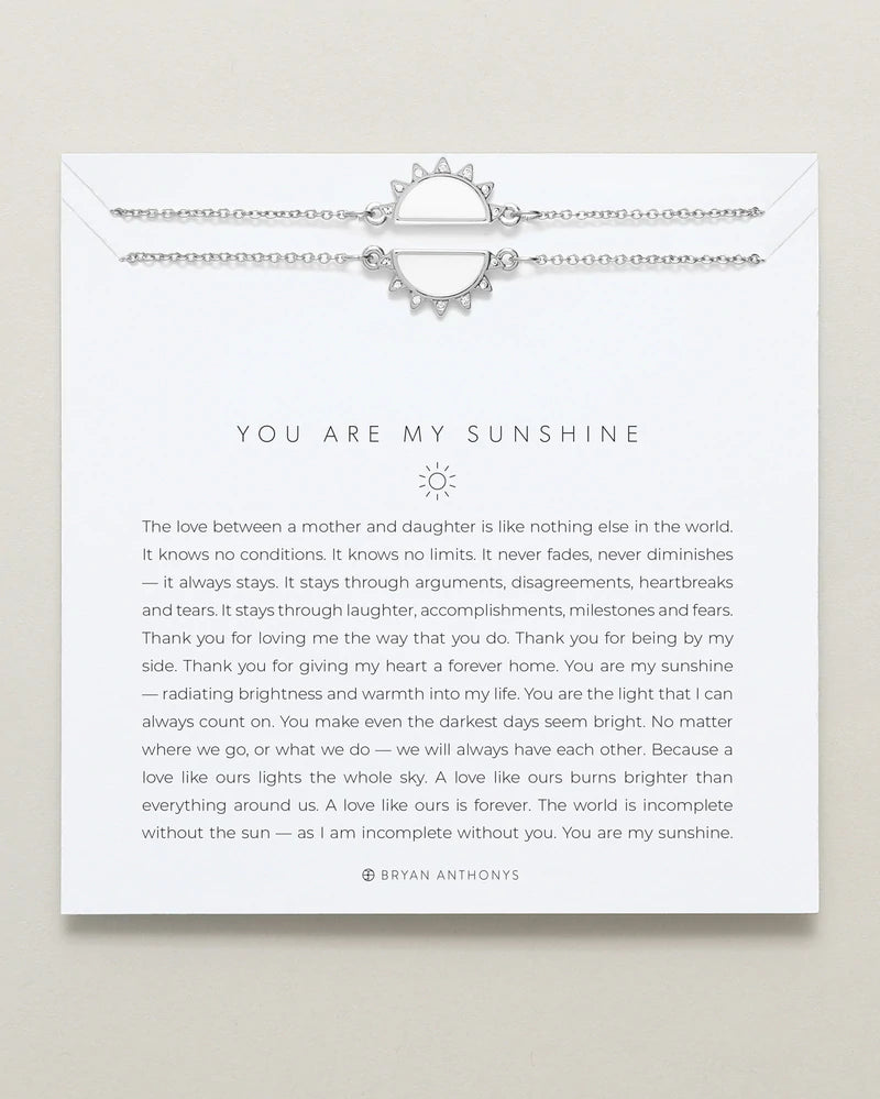 You Are My Sunshine Necklace Set by Bryan Anthonys