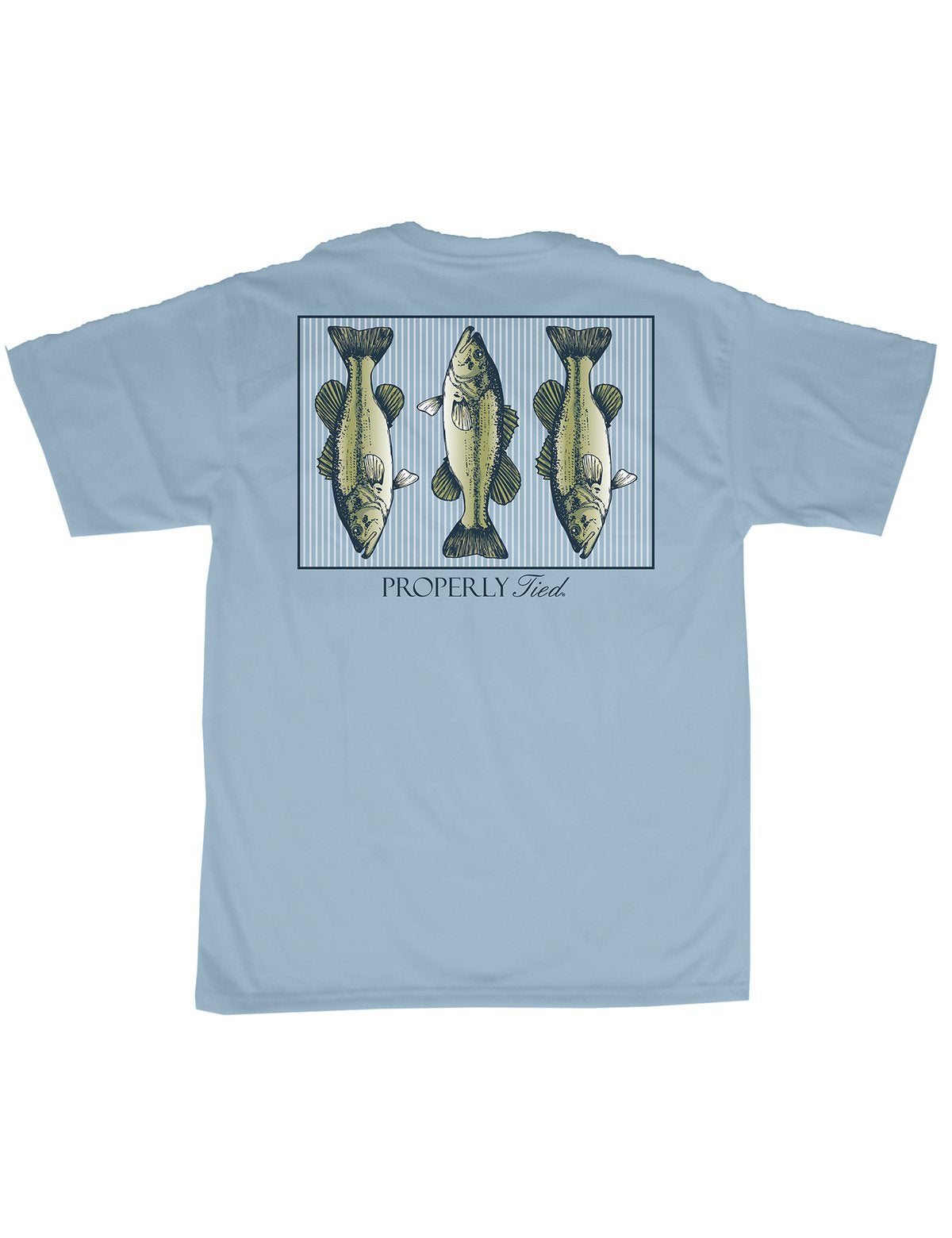 Triple Bass Powder Blue Short Sleeve