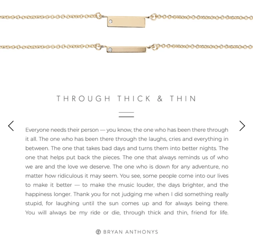 Thick and thin necklace set Clearance