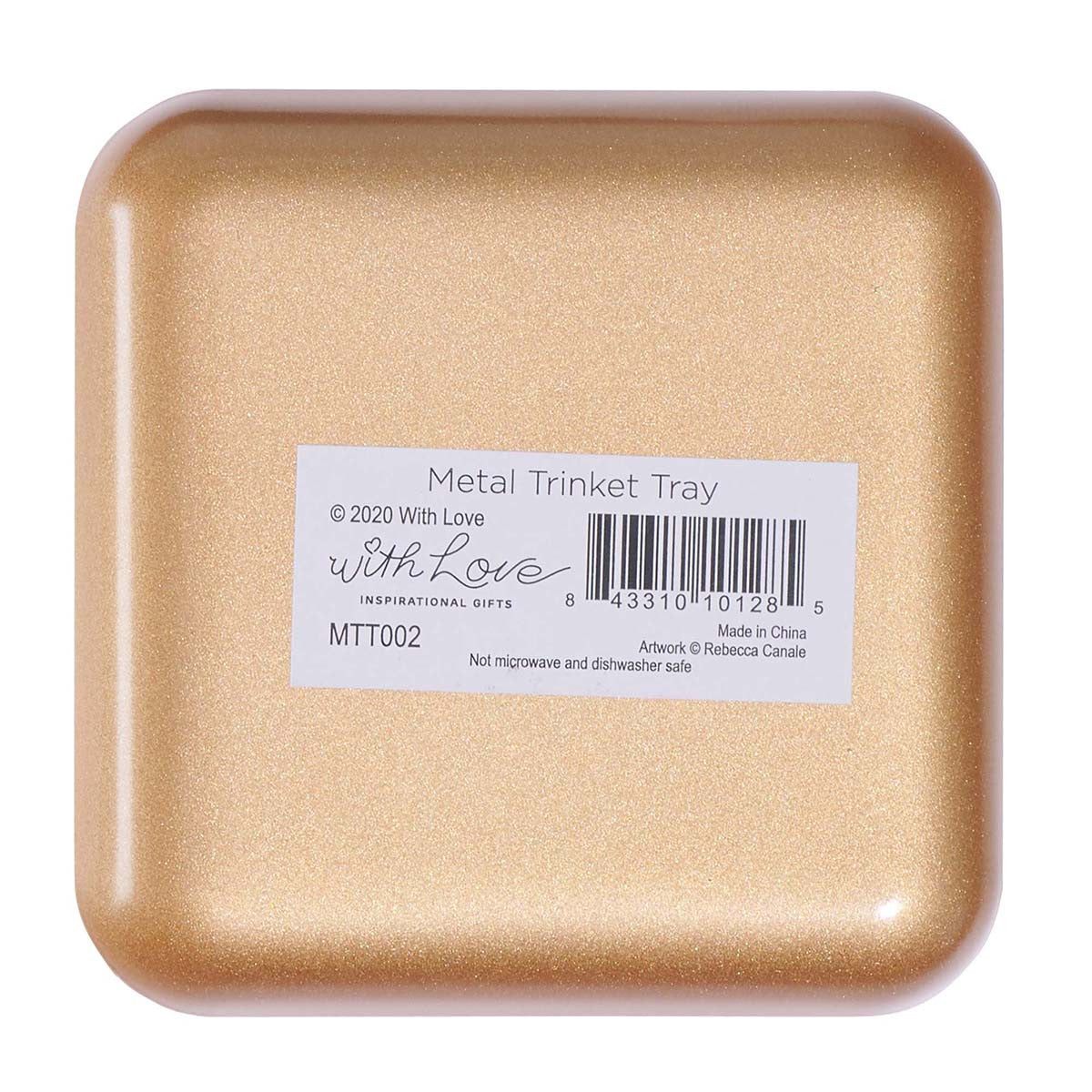Trinket Tray Metal Brass Cultivate Kindness