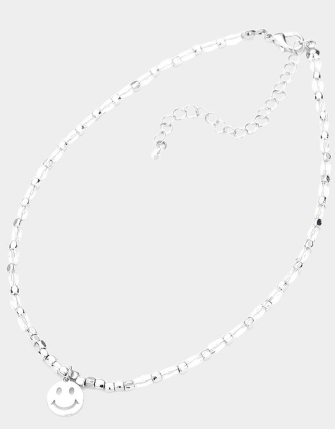 Smile Pendant Beaded Necklace