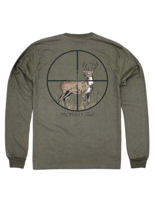 Properly Tied Scope Olive Long Sleeve