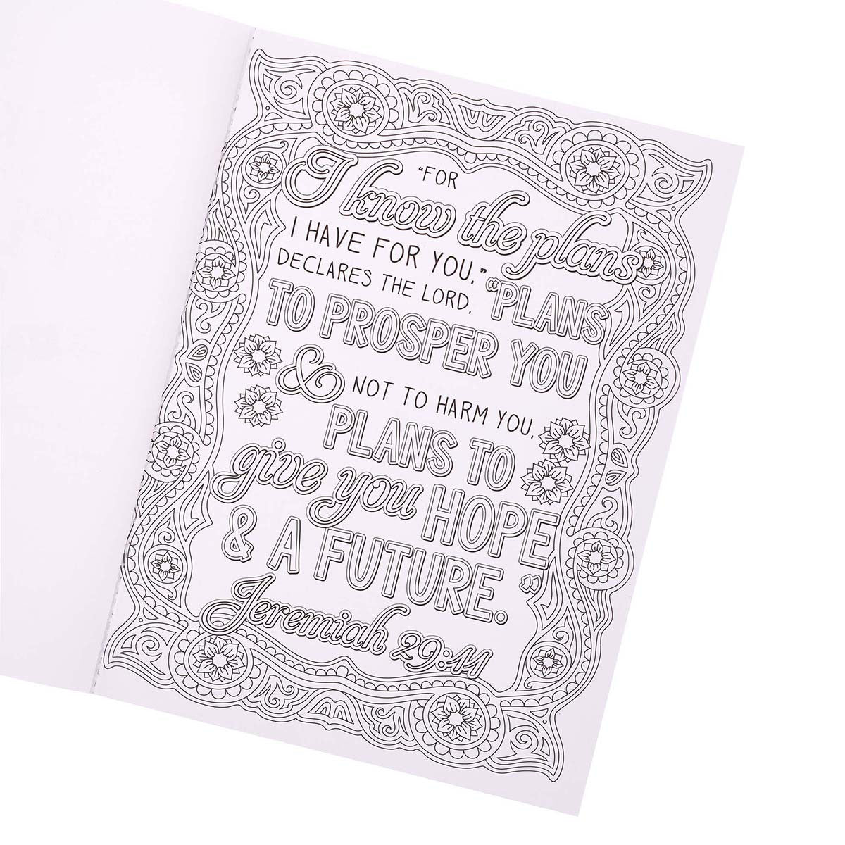 Inspirational Coloring Book w/ Verses