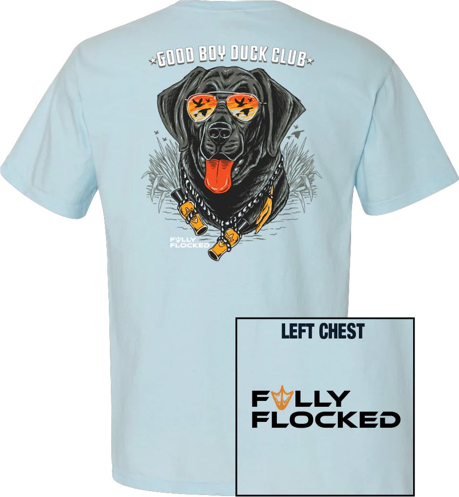 Black Lab Light Blue Tshirt