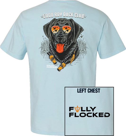 Black Lab Light Blue Tshirt
