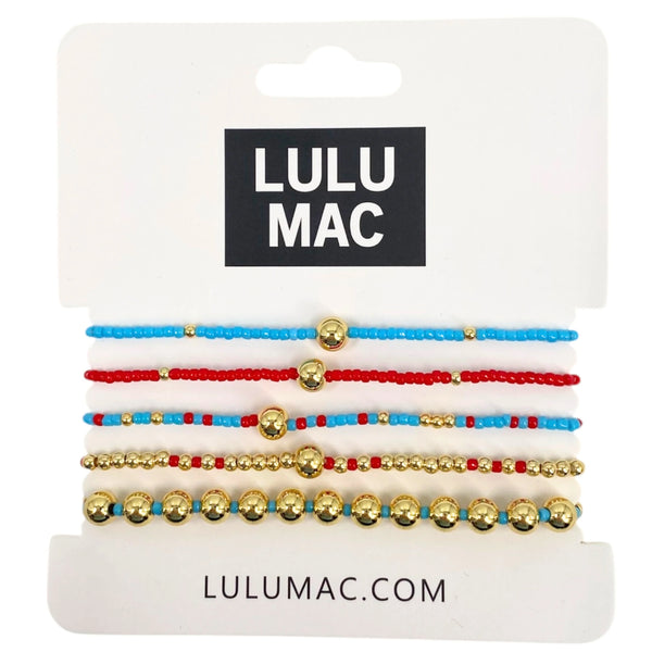 Lulu Mac Beaded Bracelet Set