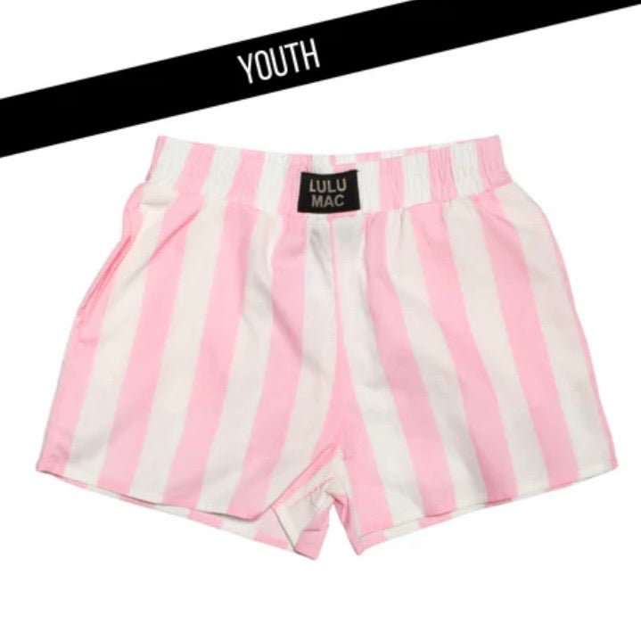 Youth Lulu Mac Pink Darby Shorts