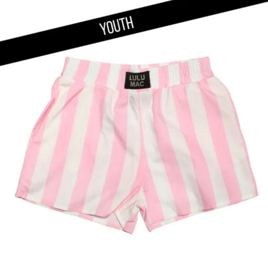 Youth Lulu Mac Pink Darby Shorts
