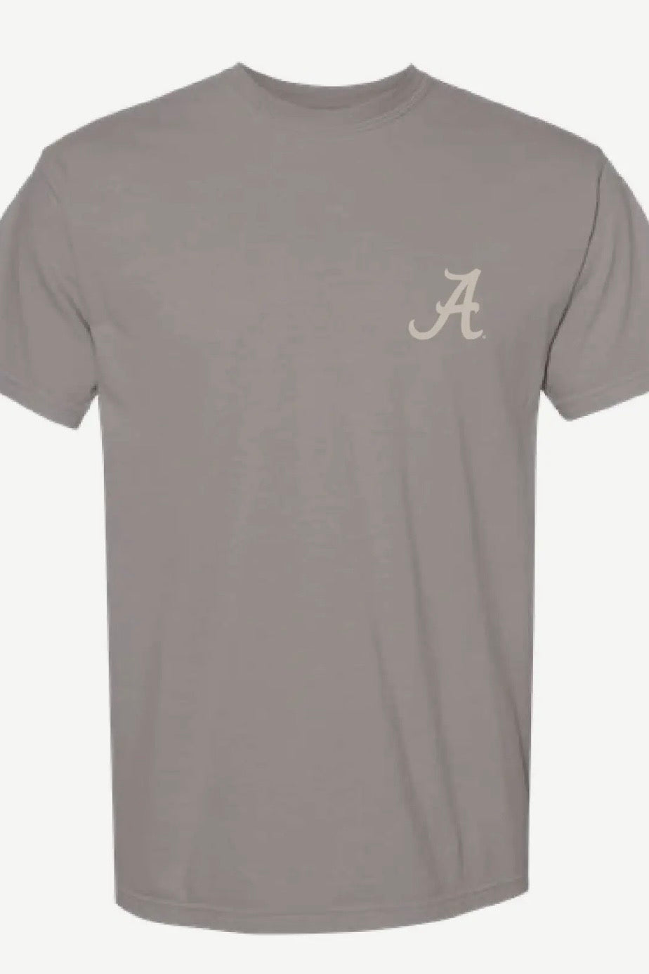 Alabama A Camo Grey Comfort Color Tshirt
