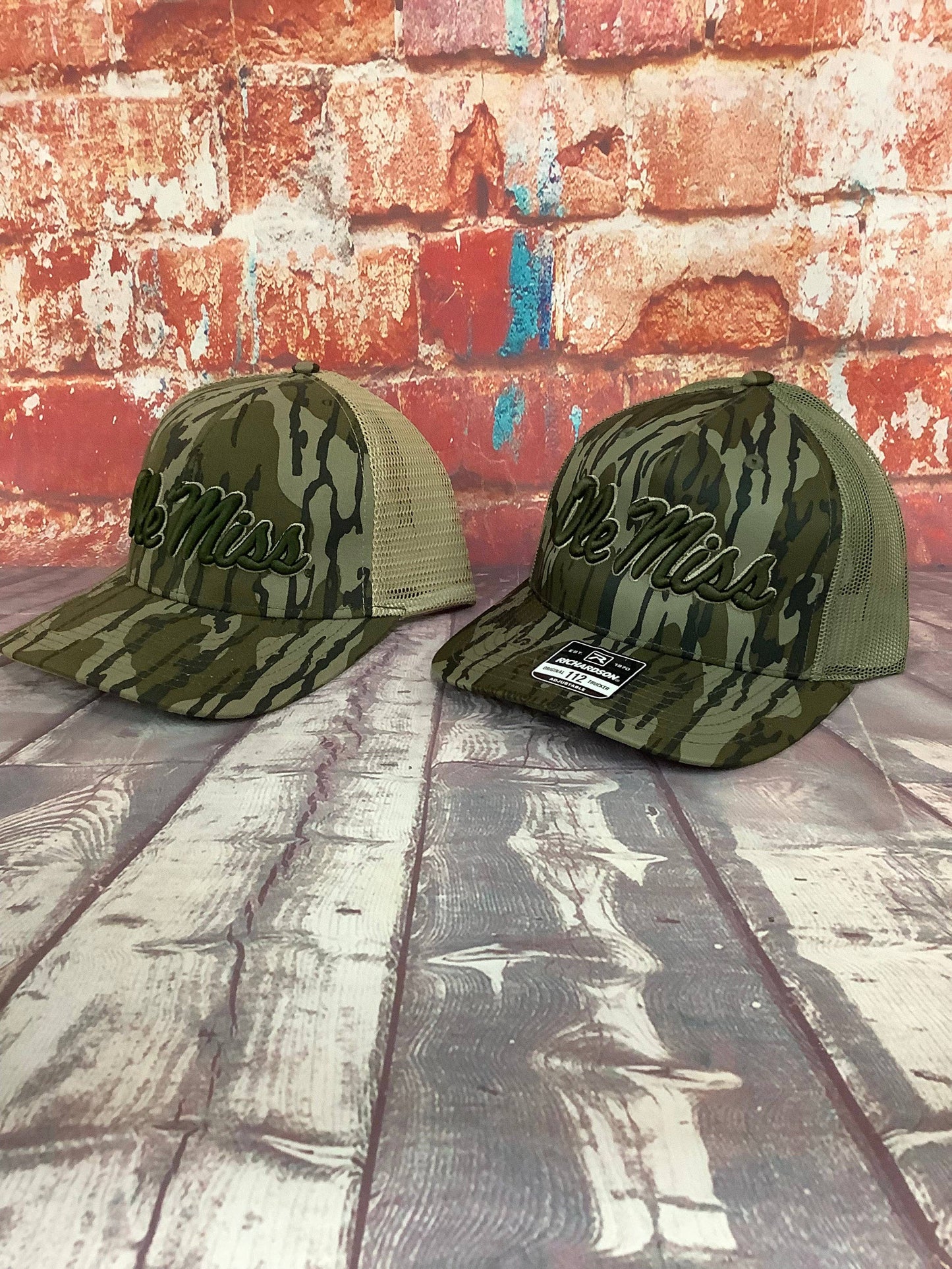 Script Ole Miss Puff Bottomland: Bottomland Camo