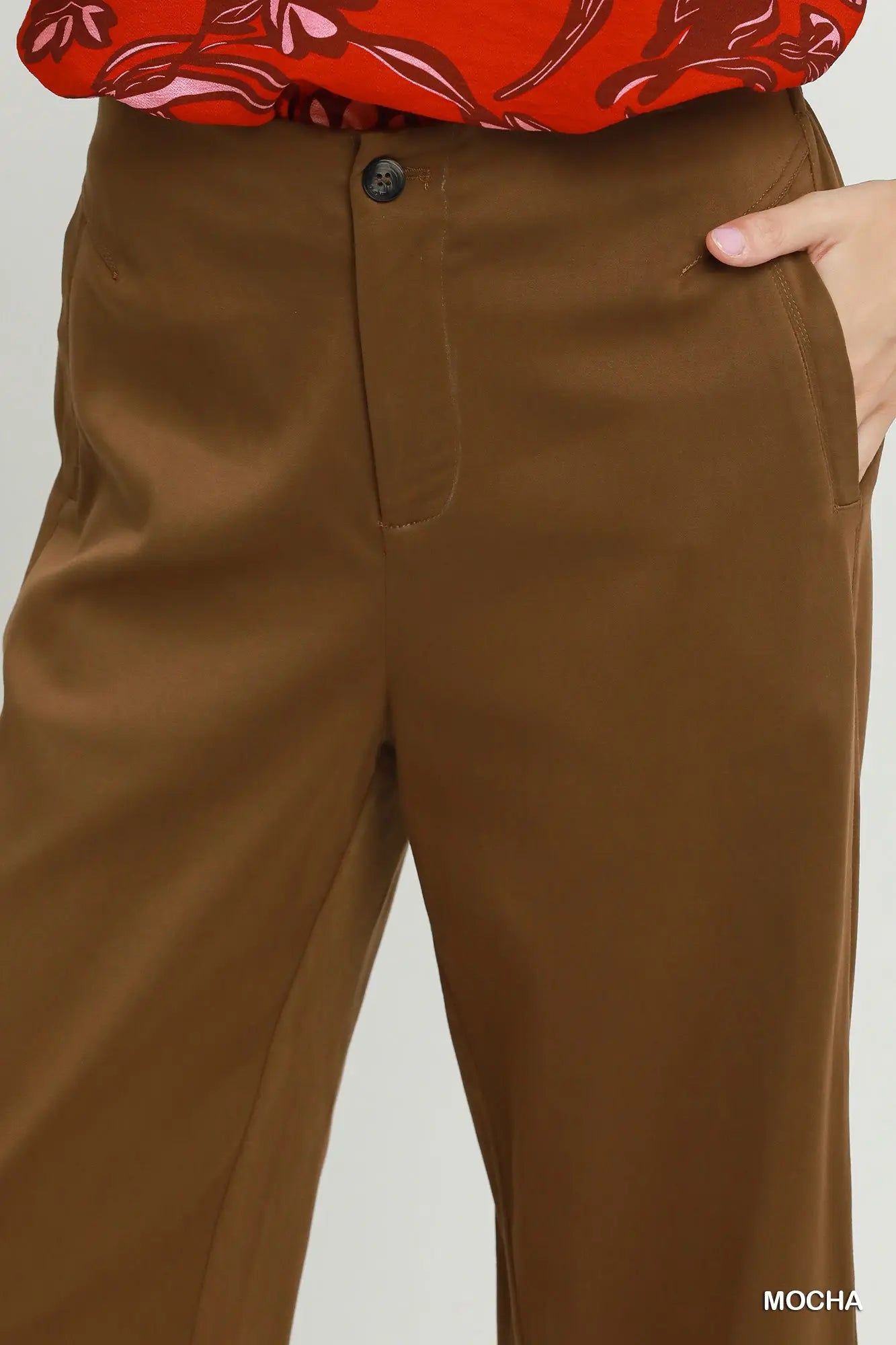 Brown Wide Leg Pants