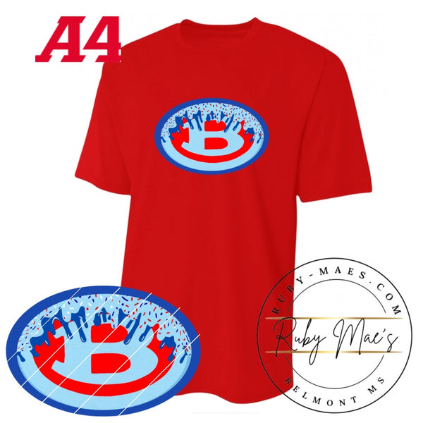 Drippy Belmont B Short Sleeve Dry Fit Tshirt