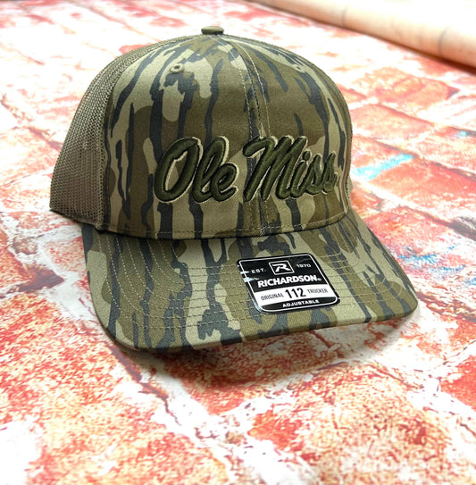 Script Ole Miss Puff Bottomland: Bottomland Camo