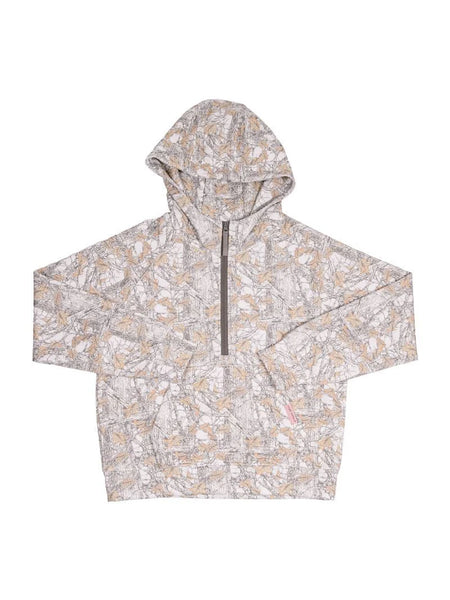 Simply Southern White Camo Half Zip Pullover