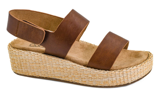 Corky’s Heatwave Platform Sandals - Mahogany