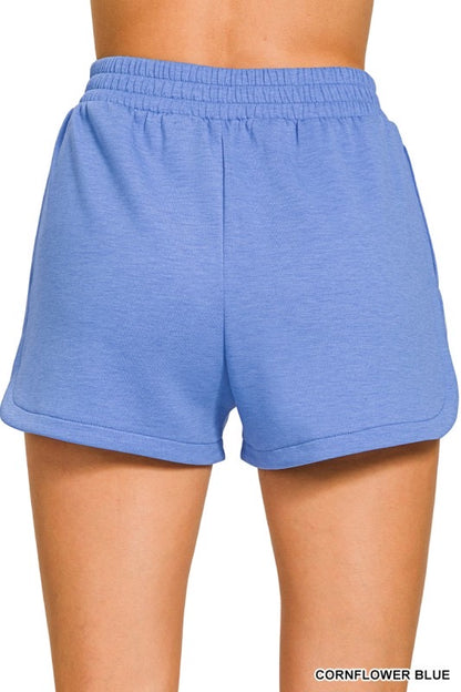 Blue Scuba Dolphin Hem Shorts