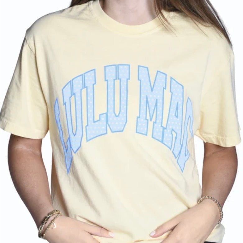 Lulu Mac Dot Butter Comfort Colors Tshirt
