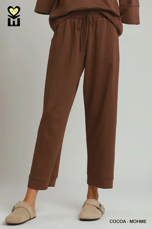Cocoa Luxeknit Straight Leg Pants
