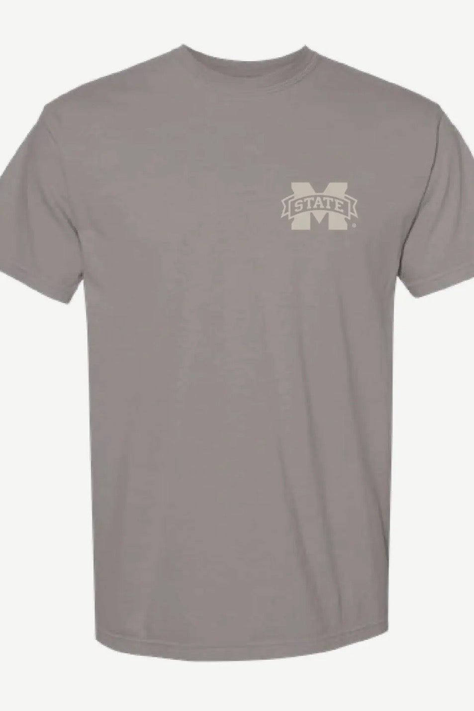 MSU State Camo Grey Comfort Colors Tshirt