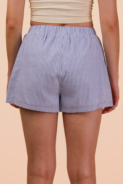 Blue Stripe Boxer Shorts