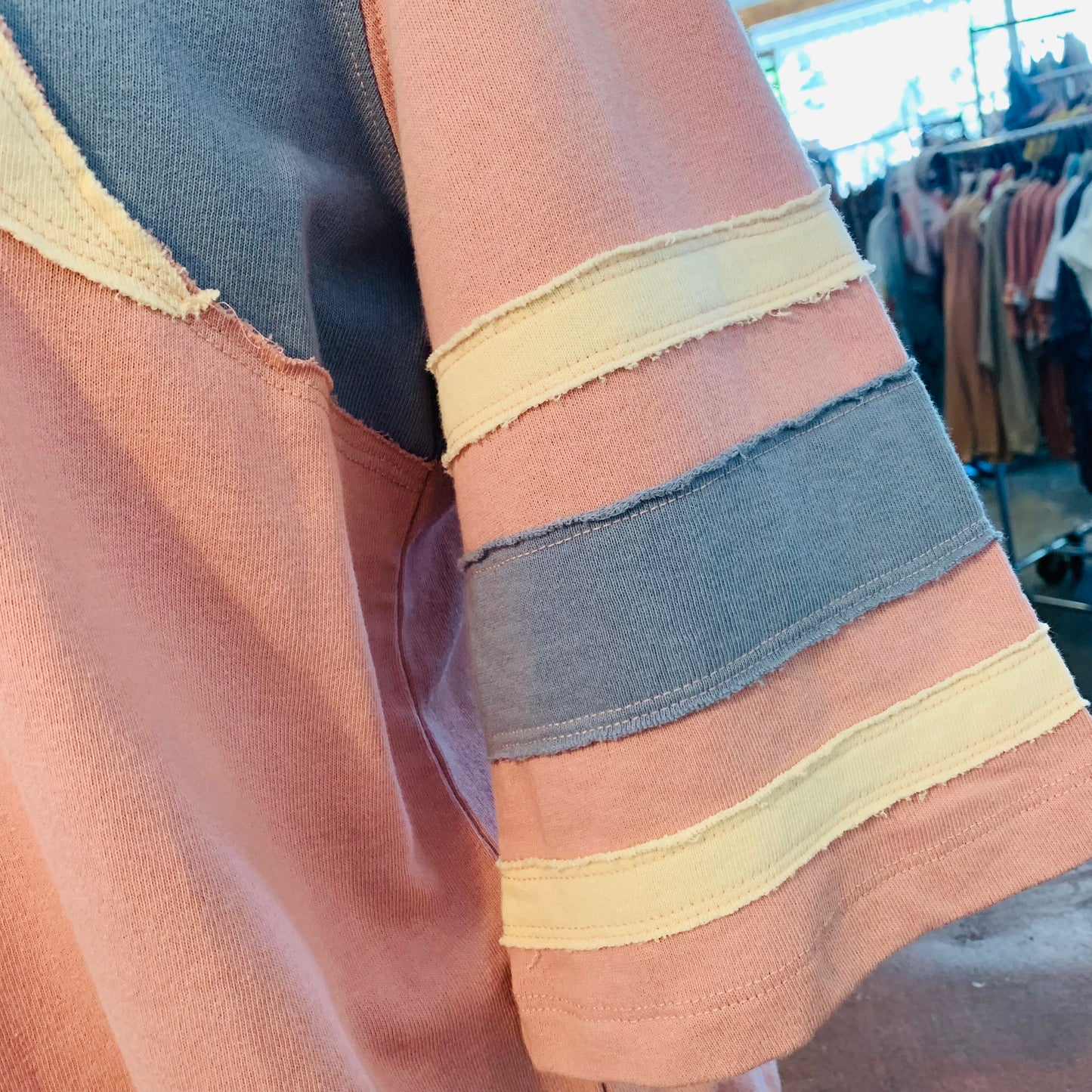 Blush Colorblock Knit Top - Plus