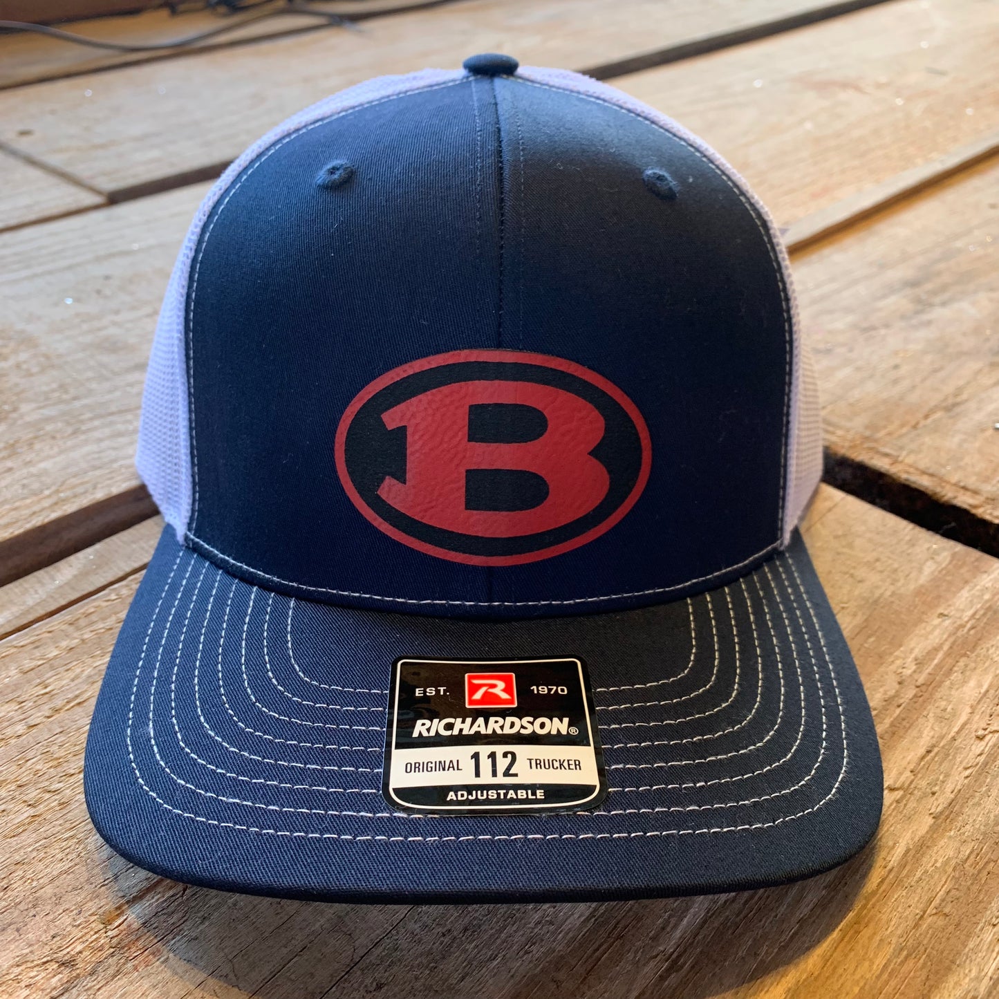 Belmont B Navy Cap