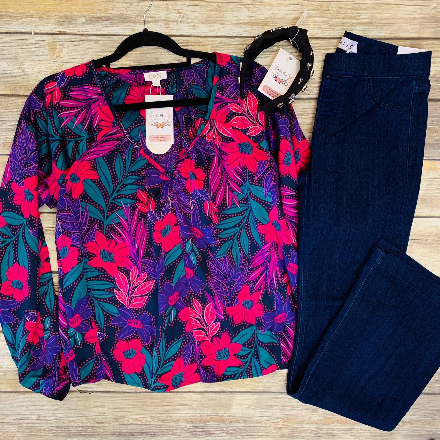Pink Multi Floral Top