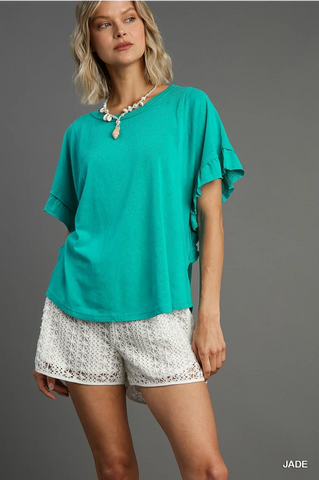 Jade Knit Crewneck Top