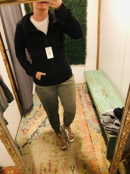 Fitted Jacket with Hood