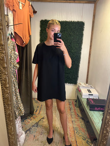 Black T-shirt Dress