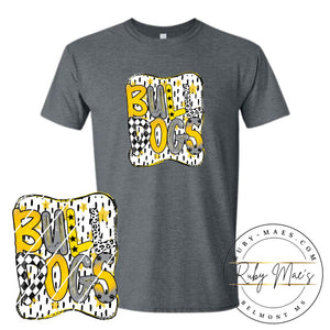Bulldogs School Spirit Short Sleeve Gildan Tshirt