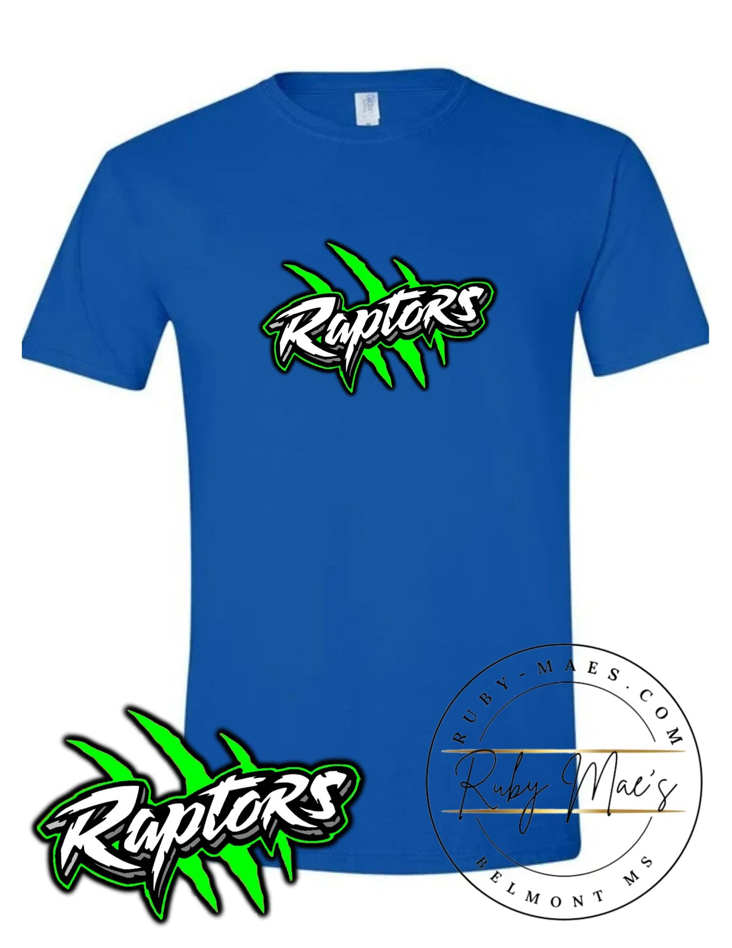 Raptors Logo Short Sleeve Tshirt (Adult sizes)