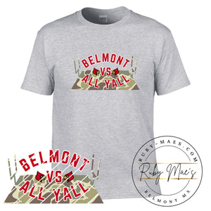 Belmont VS All Y’all Camo - Gildan Softstyle Short Sleeve