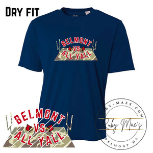 Belmont VS All Y’all Camo Short Sleeve Dry Fit Tshirt