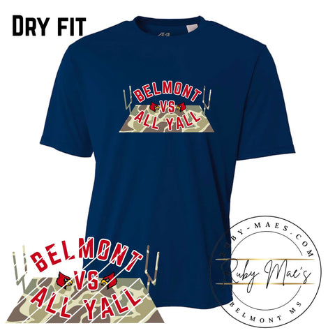 Belmont VS All Y’all Camo Short Sleeve Dry Fit Tshirt