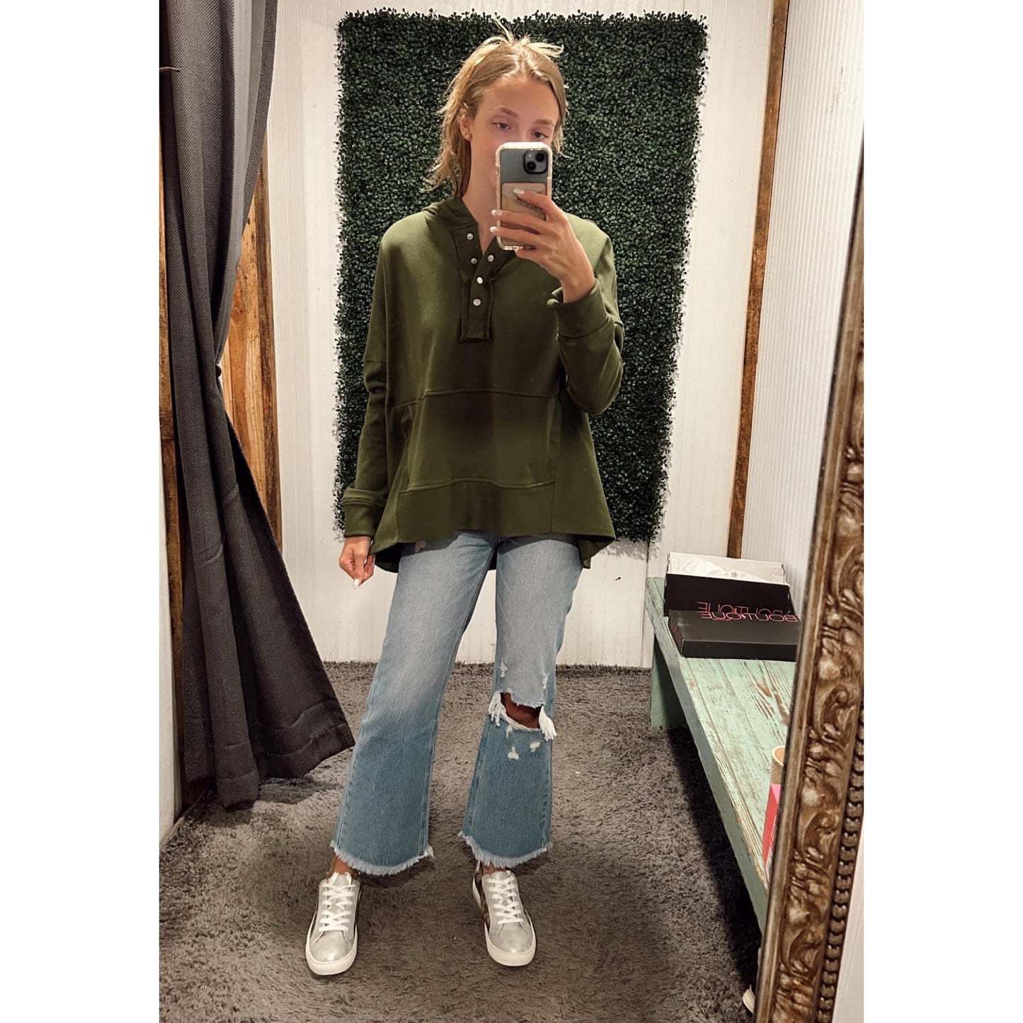 Vervet Vintage Ankle Flare Jeans