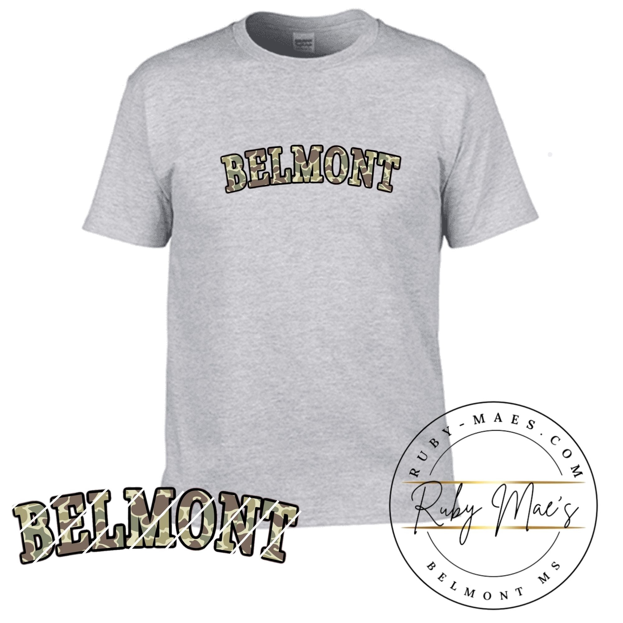 Belmont Camo 4 - Gildan Softstyle Short Sleeve *Saturday Special*